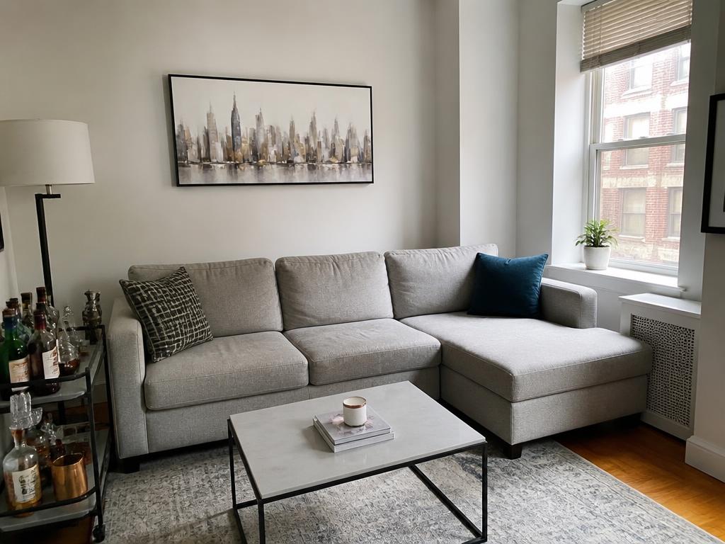 L-Shape / 3–4 Seats cleaning by Zion Cleaning in New York